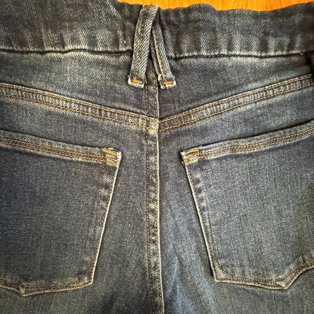 Good American Good Classic Slim Straight Jeans Dark blue wash (Indigo) Size 0/25